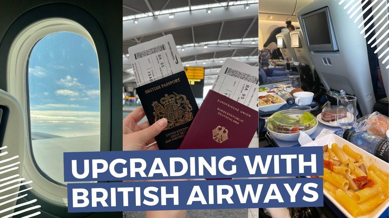 Upgrading to World Traveller Plus with British Airways | VLOG (10)