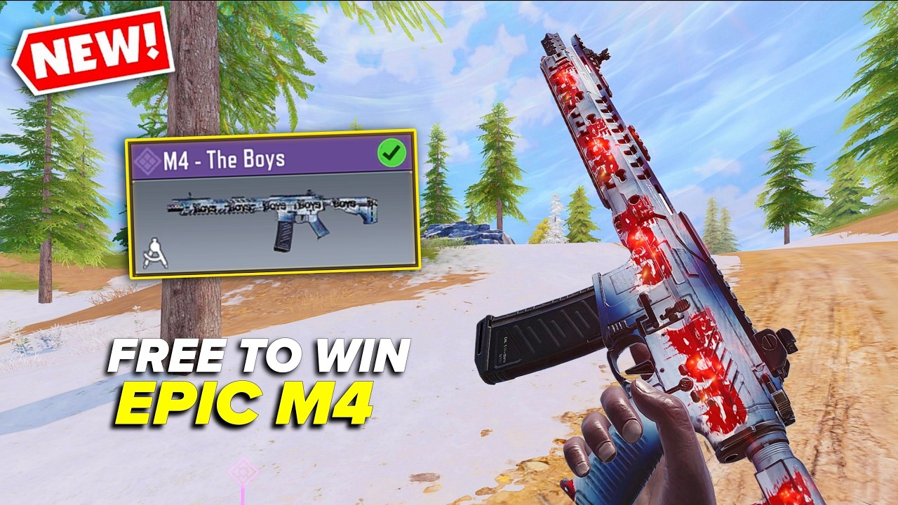 *NEW* M4 - THE BOYS IS FREE TO WIN 😍 IN COD MOBILE | BEST M4 GUNSMITH CODM BR