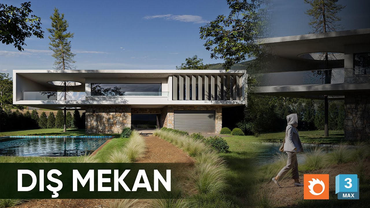 Dış Mekan Render Eğitimi | 3ds Max + Corona