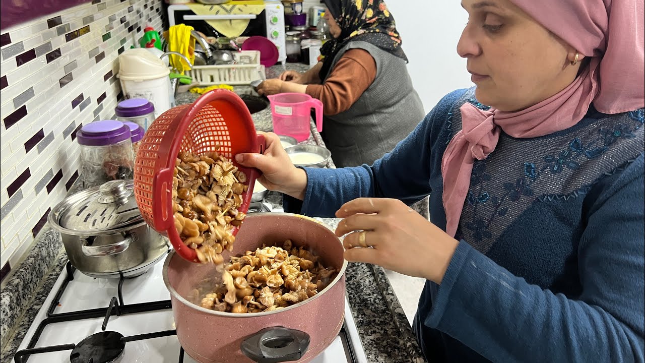 Cincile Mıh tepesi mantarı &ouml;ğlen yemeği  🥗