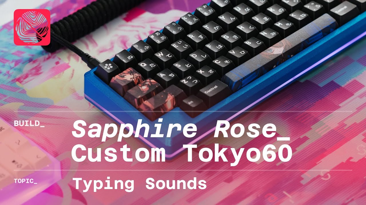 This keyboard sounds round | Cotton-lined Tokyo60 | Lubed NK Cream linear switches