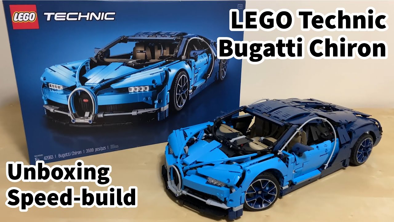 42083 LEGO Technic Bugatti Chiron | Unboxing & Speed-Build