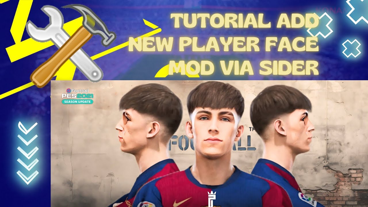 Учебное пособие по добавлению нового лица игрока Pes 2021 (SIDER) для ПК, без повторной привязки ID