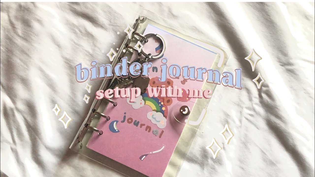 ✨ a6 clear binder journal setup 🌼 | with andie