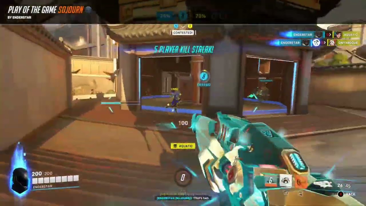 Sojourn 4k (Overwatch Clip #18) #overwatch2 #overwatchclips