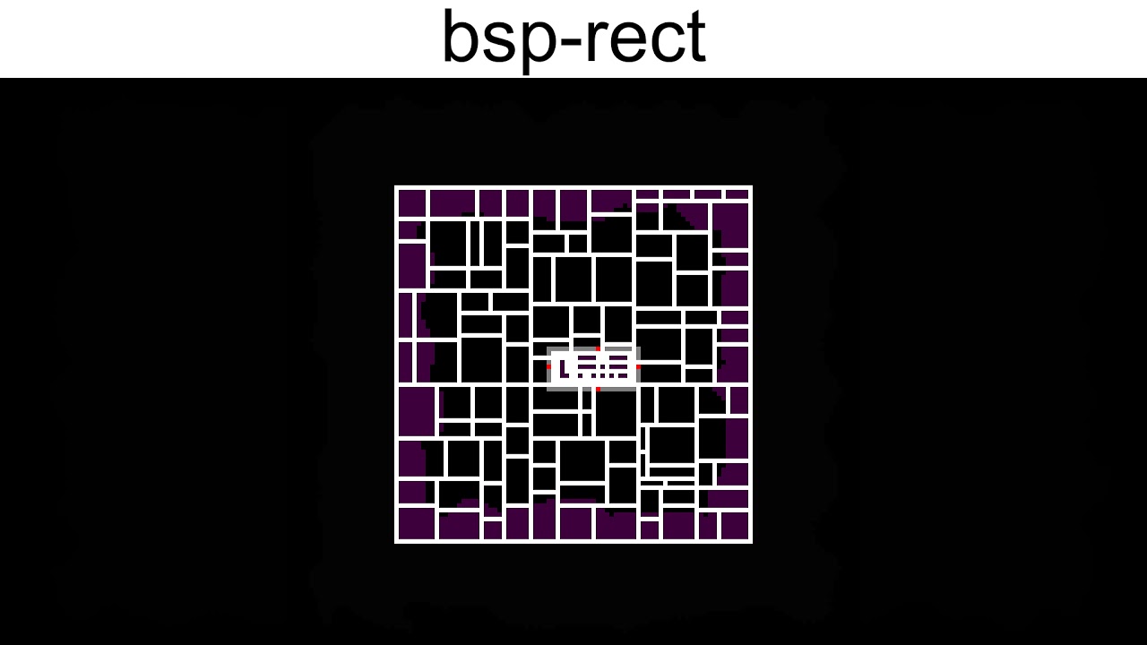 Dungeon generation process - Outdoors/Cavern/BSP