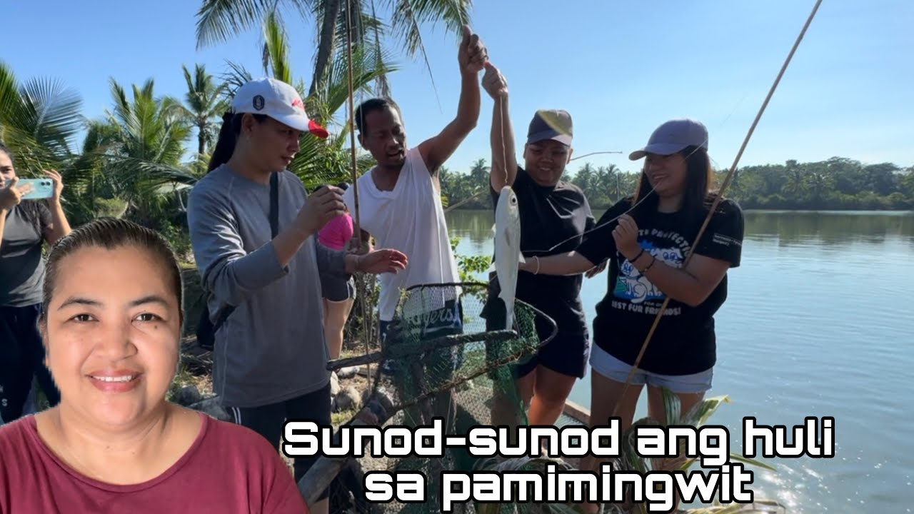 Sunod-sunod ang huli sa pamimingwit ng bangus 