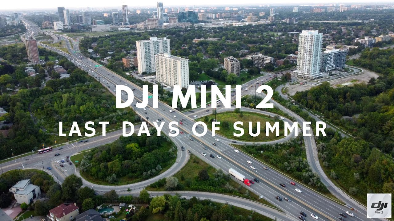 The Last Days of Summer at Don Valley Parkway, Toronto [4K Drone Video] | DJI Mini 2