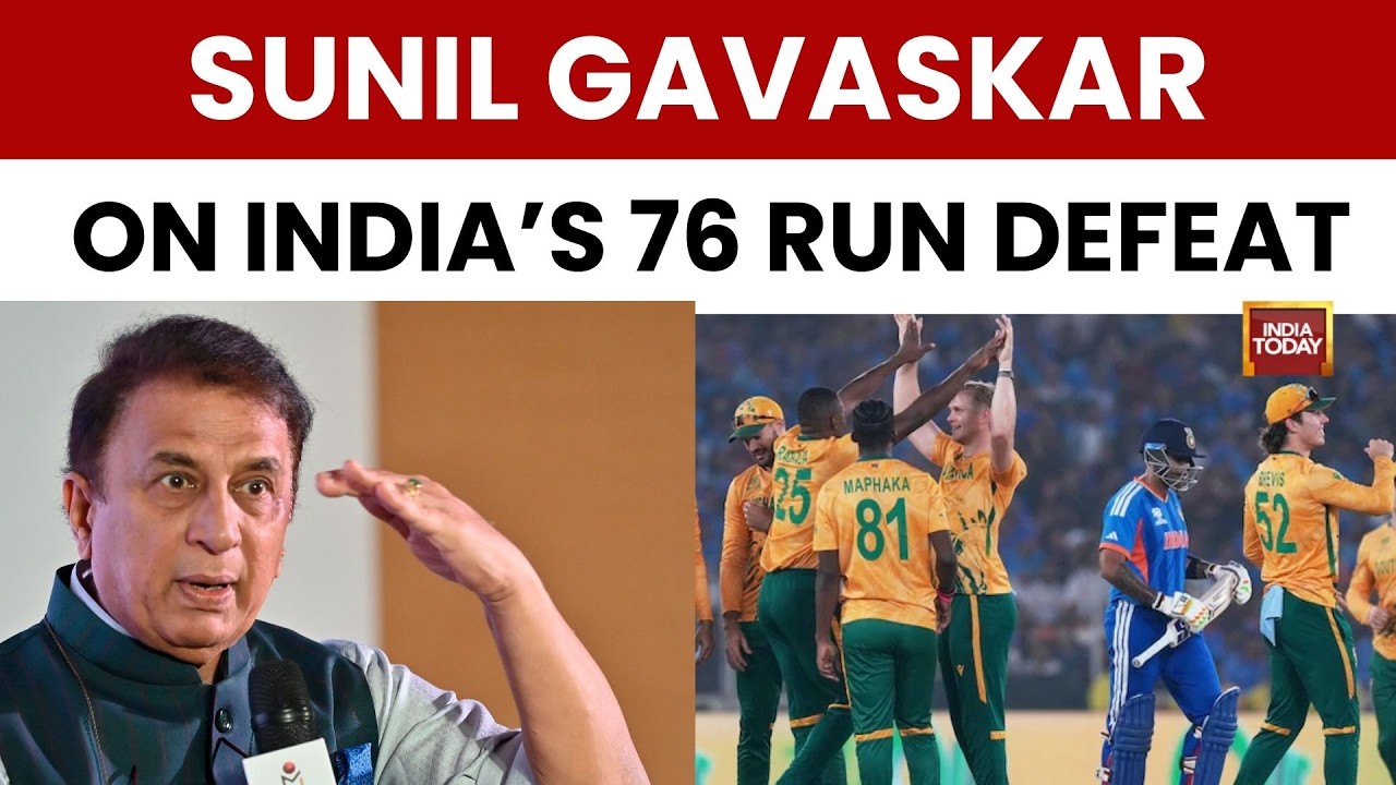 Ind vs South Africa, T20 WC: Sunil Gavaskar Says Poor Start Caused The Defeat | Ind lost by 76 runs