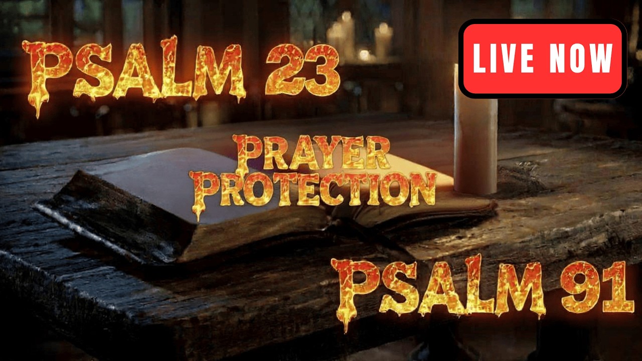 LIVE:  Psalm 91 & 23 Guided Prayer 🌙 | Find Peace & Protection in God's Promises