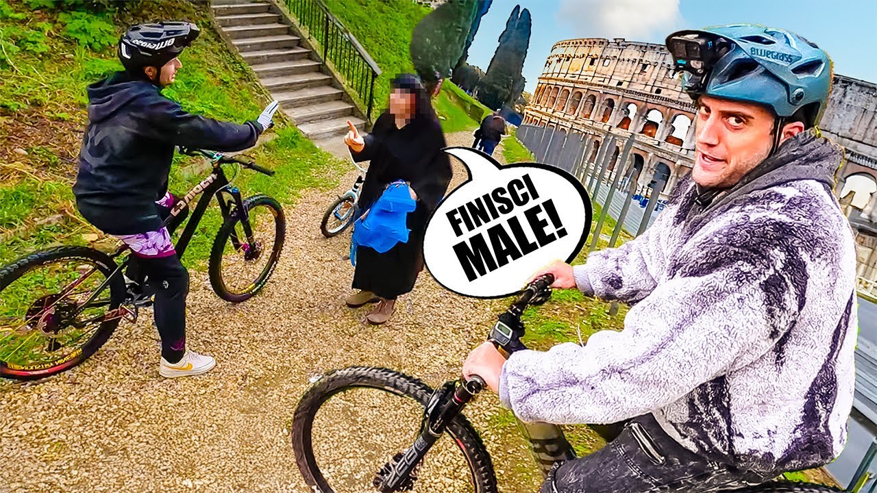 SIGNORA CI AUGURA LA M0RT3 IN PIENO CENTRO A ROMA 💀feat.@MOONRYDE