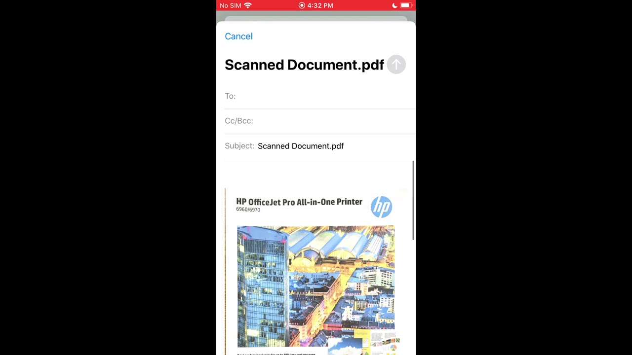 iPhone: Files: How to scan and share a document