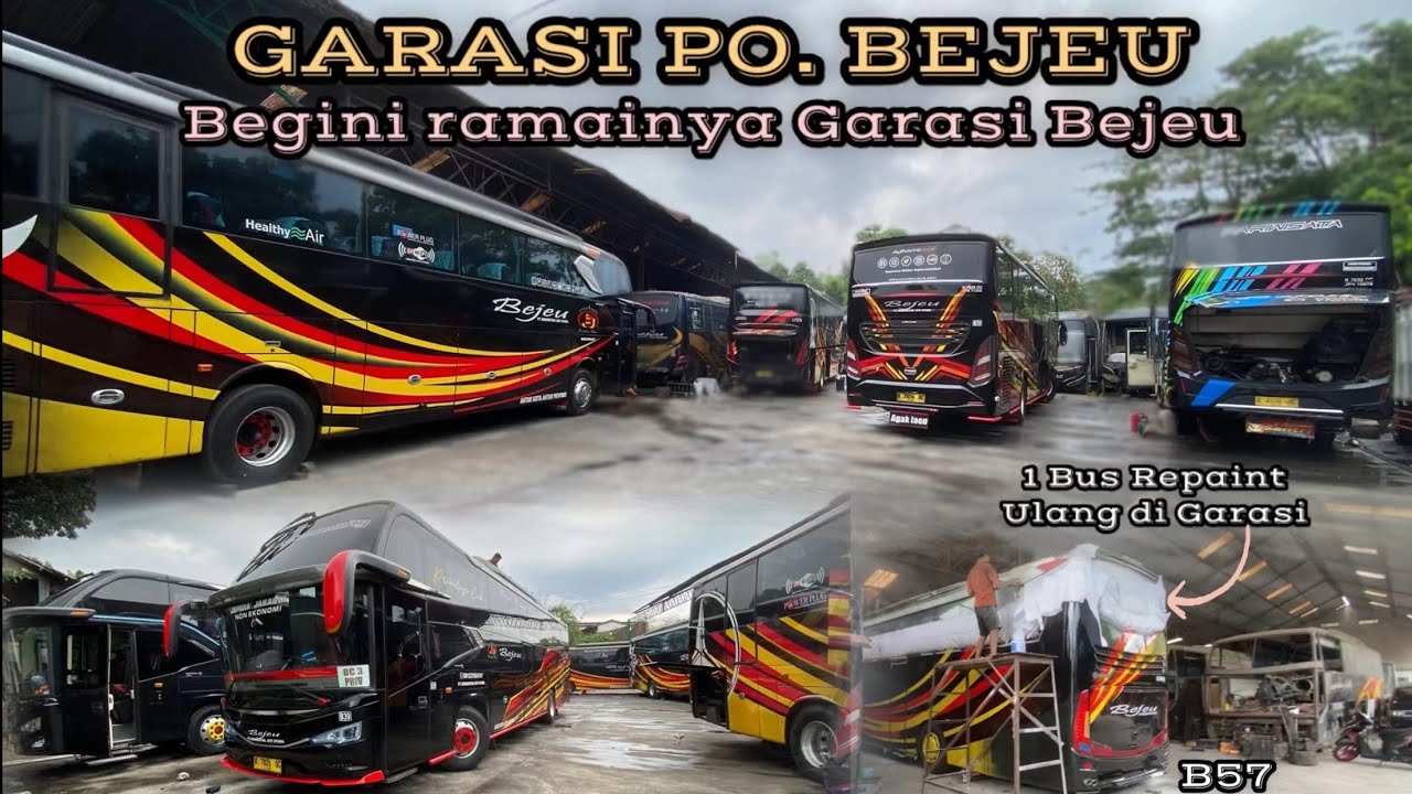 Garasi Po. Bejeu‼️Persiapan Malam Senin di Garasi Bejeu. 1 unit Scania K360 repaint total di garasi🔥