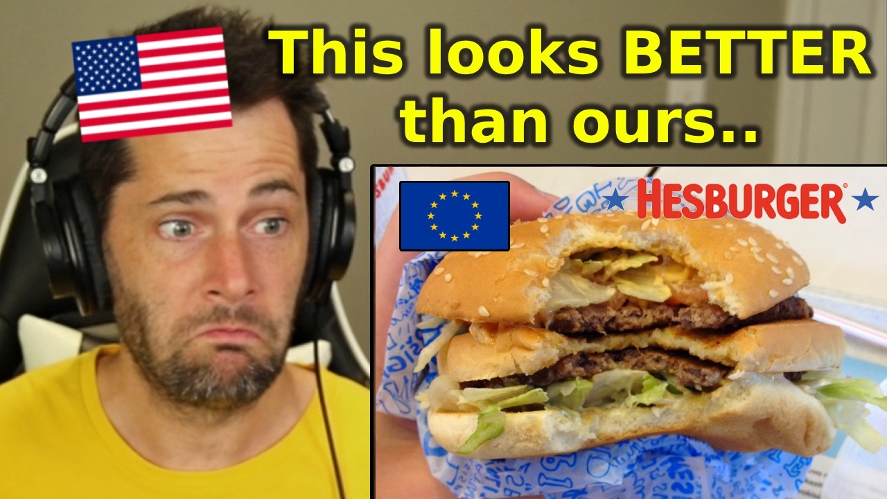 American Reacts to European Fast Food
