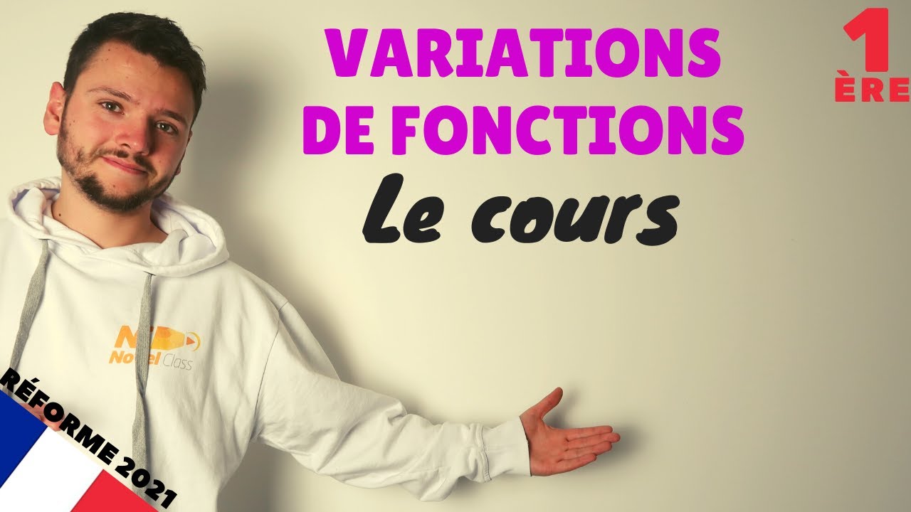 Les variations de fonctions - Spé maths - Première