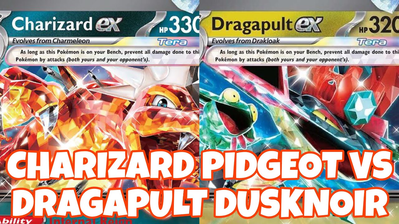 Charizard Pidgeot VS Dragapult Dusknoir! CC&Gs Pokemon Locals