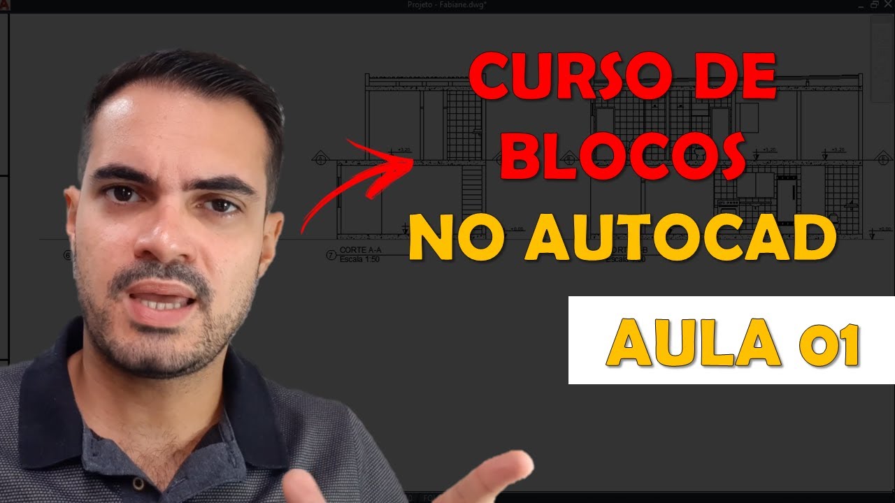 COMO FAZER BLOCOS EM AUTOCAD 2022 - AULA 01 [Curso de blocos Inteligentes]