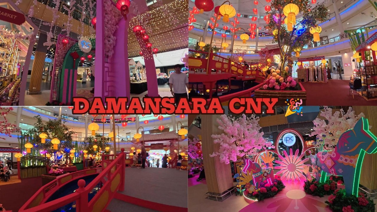 Beautiful Chinese New Year Decorations at The Curve & IPC Mall 🎎 | Damansara Vlog