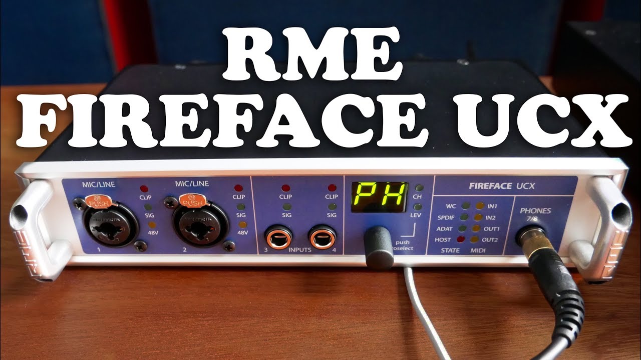 RME FIREFACE UCX: UNBOXING ET REVIEW