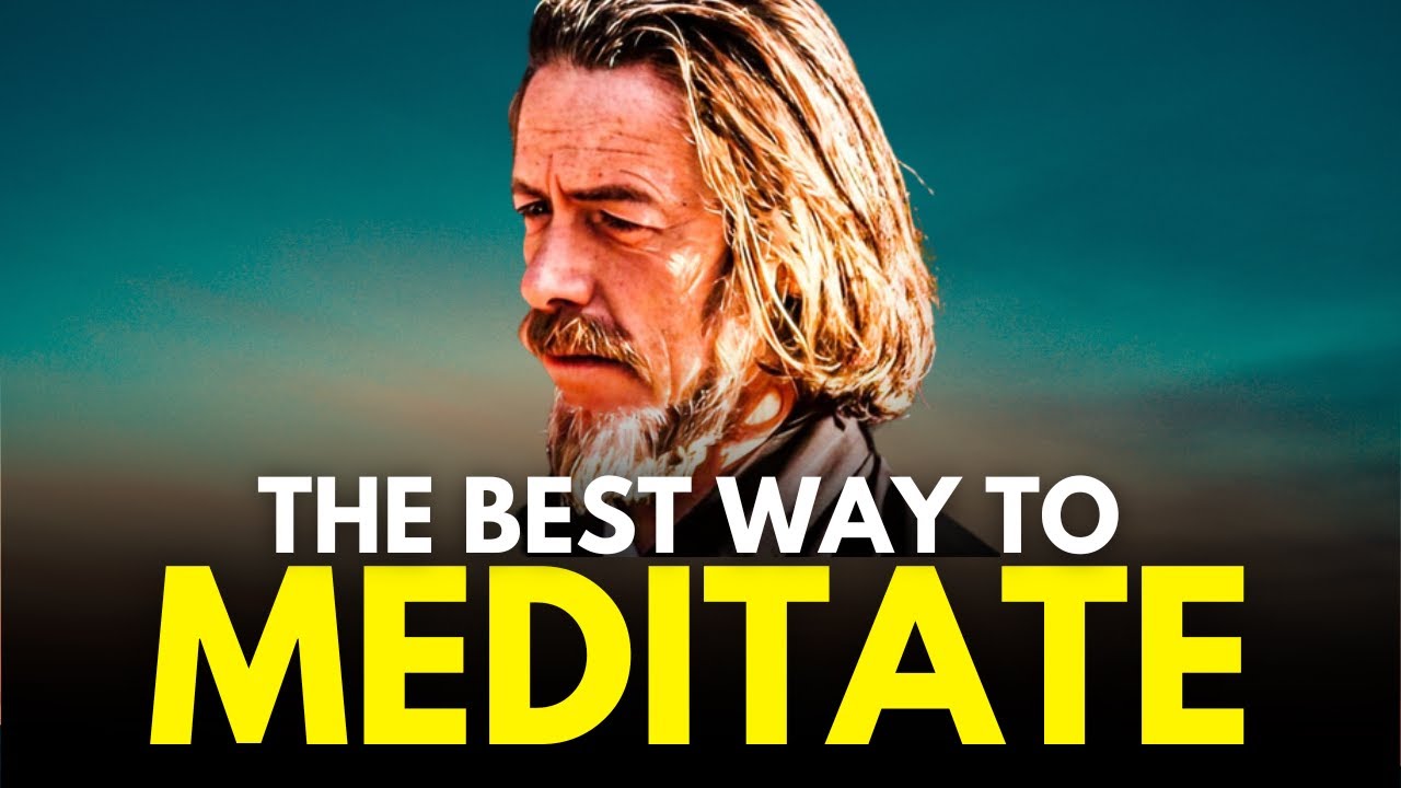 Alan Watts : The Easiest Way to MEDITATE l EYE OPENING SPEECH #alanwattsspeech #meditation