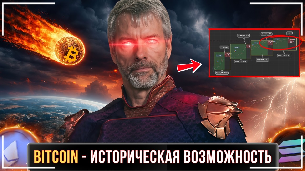 ⚠️БИТКОИН &mdash; ПОСЛЕДНЯЯ ВОЗМОЖНОСТЬ КУПИТЬ НИЖЕ $60k🔴СЛЕДУЮЩИЙ ЦИКЛ = $250k ЗА 1 BTC❗️