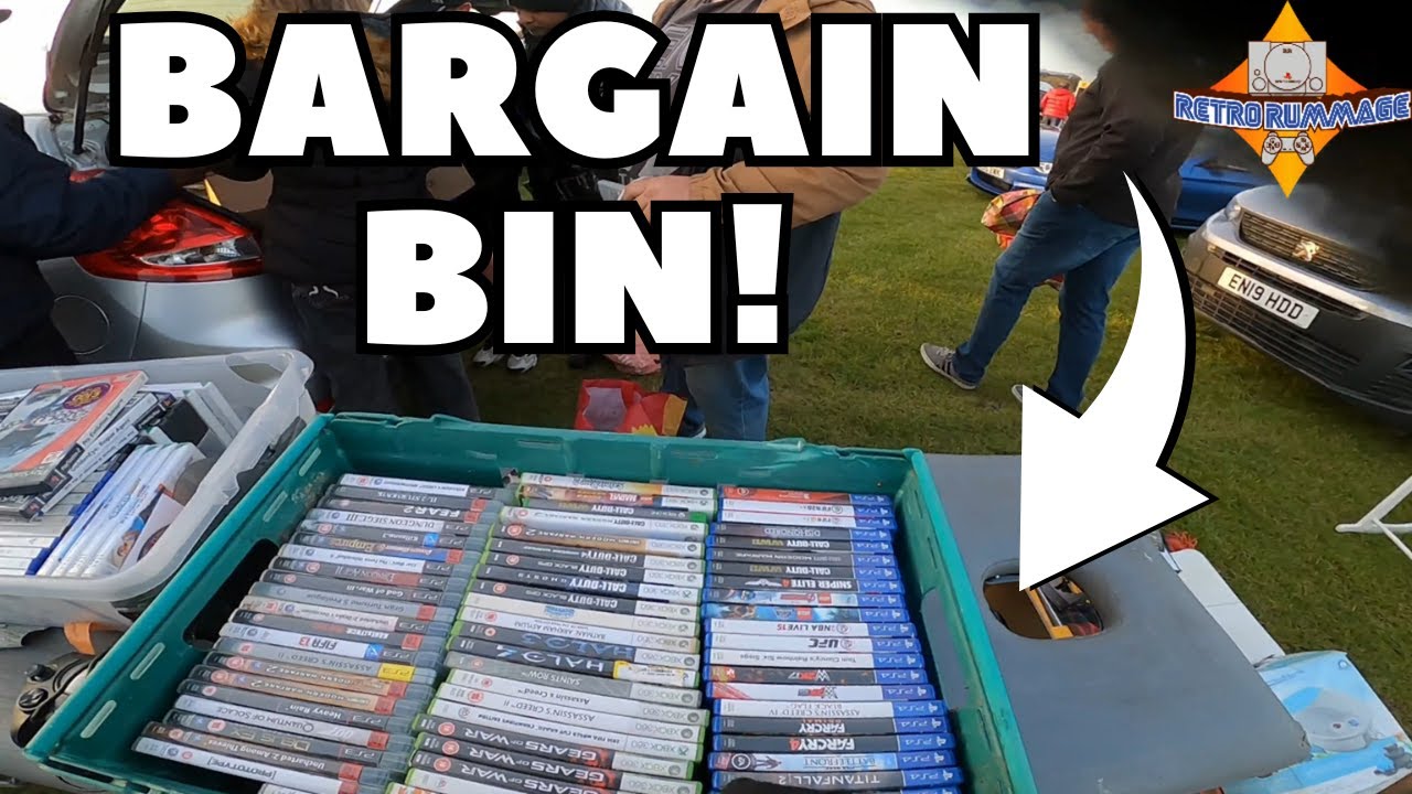 Bargain BIN! Video Game Hunting @ My Local Car Boot Sale!