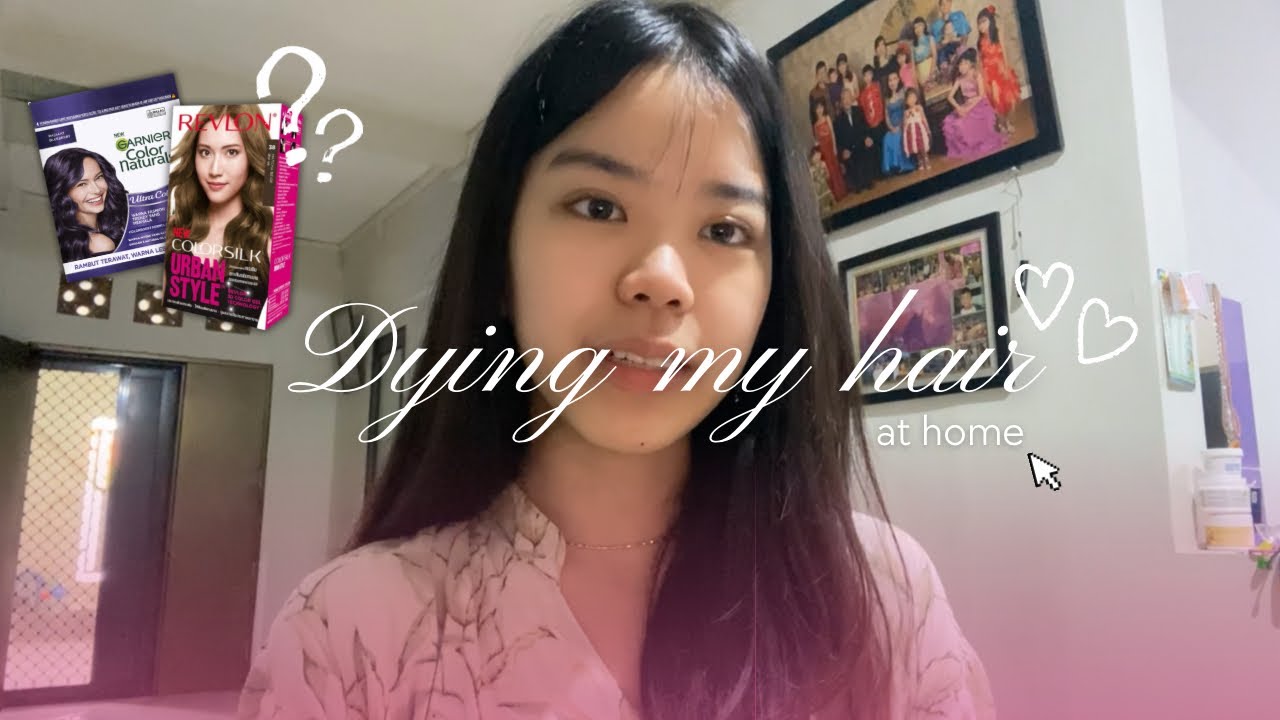 DYING MY HAIR AT HOME #vlog2 
