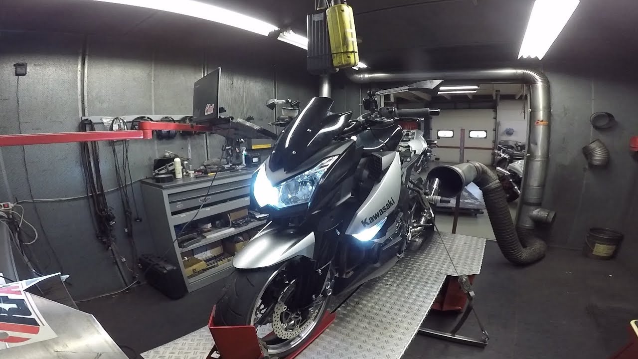 kawasaki z1000 dyno + quickshifter