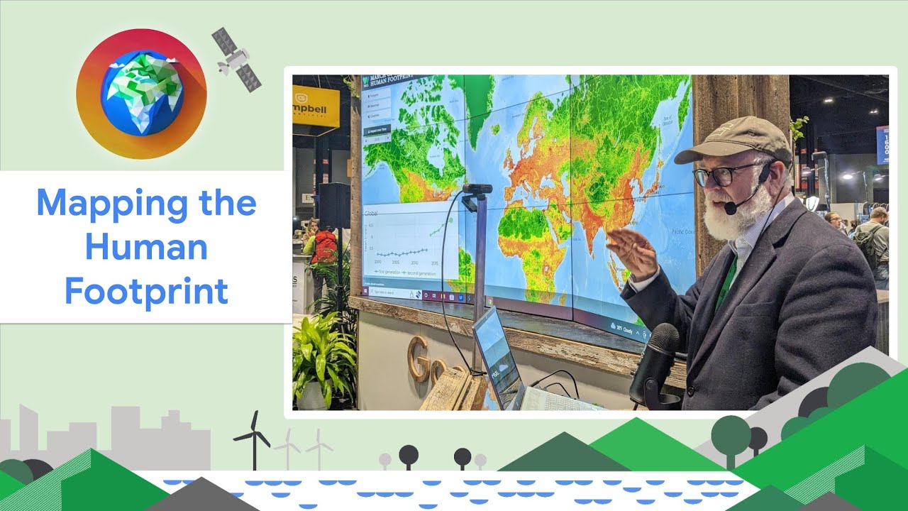 Картографирование следов человека с помощью Google Earth Engine #AGUGoogle2022