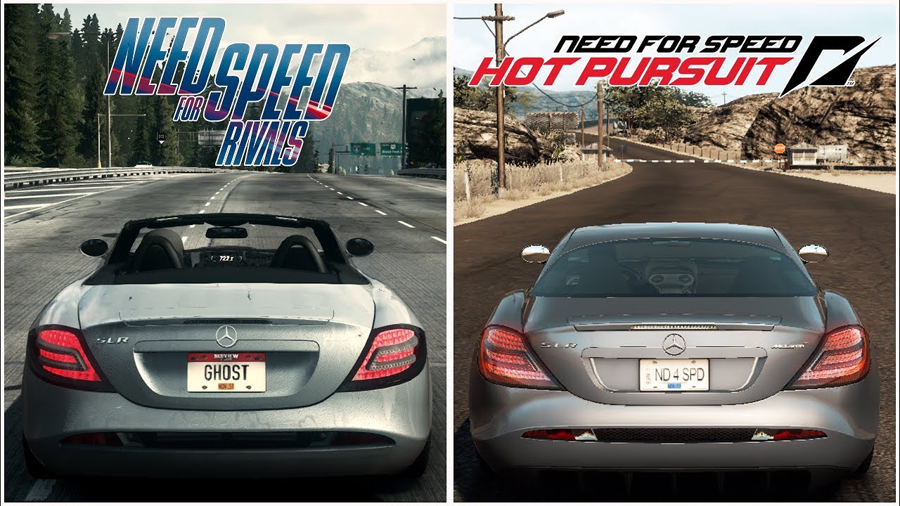 NFS Rivals vs NFS Hot Pursuit | Mercedes Benz SLR McLaren | Comparison