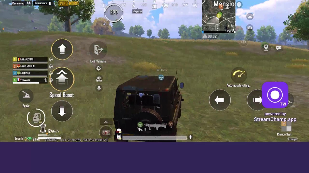 Broadcast powered by StreamChamp