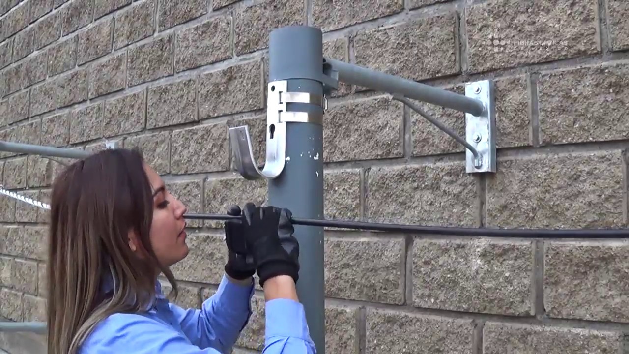 Instalación del cable totalmente dieléctrico autosoportado ADSS parte 2