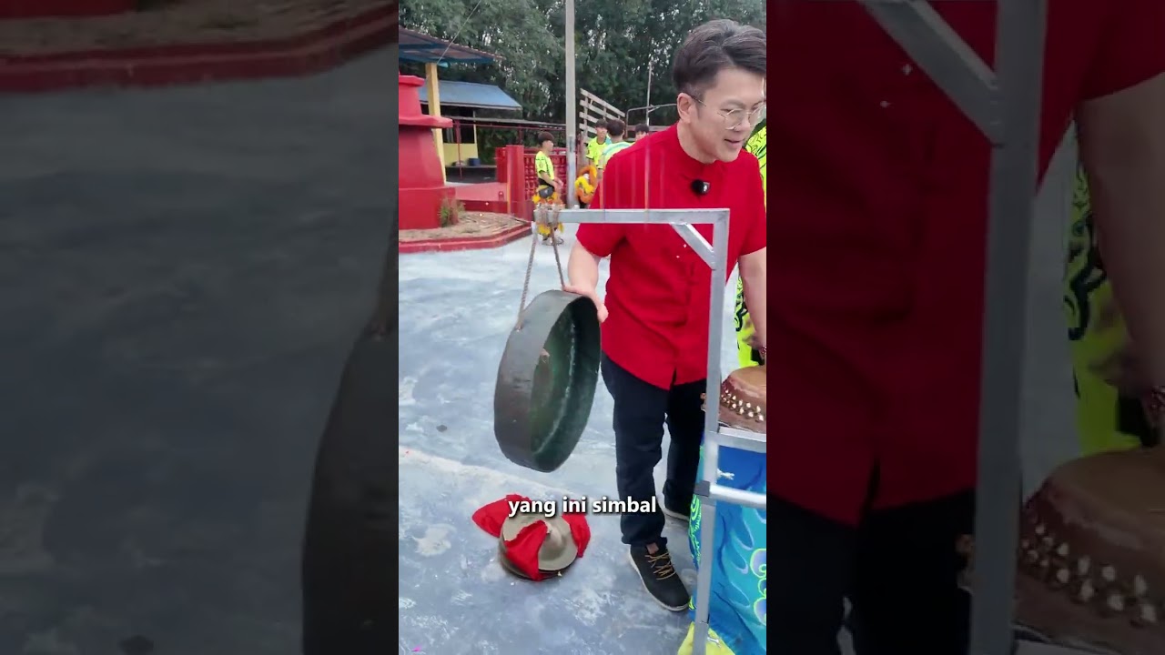 YB 原来也会舞狮？😲🦁