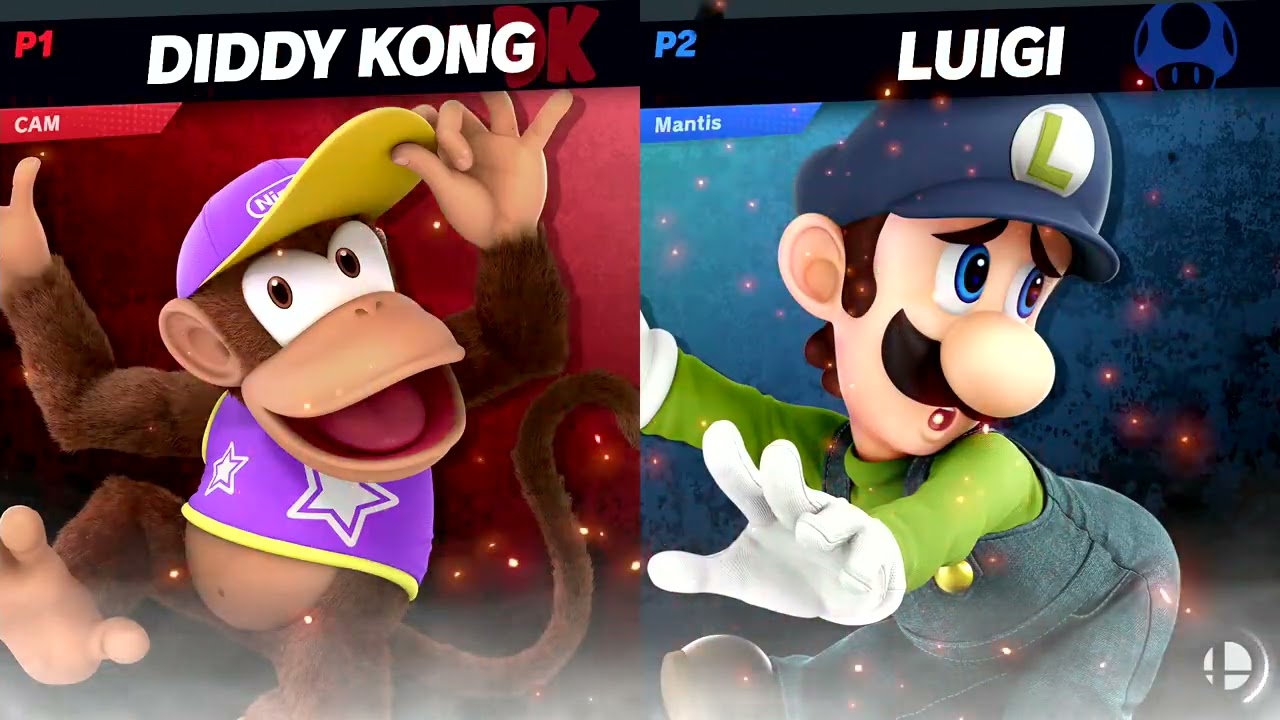Arcade Time Knockout 2 Top 16 Losers Bracket LightningCam (Diddy Kong) vs Manzana (Luigi)