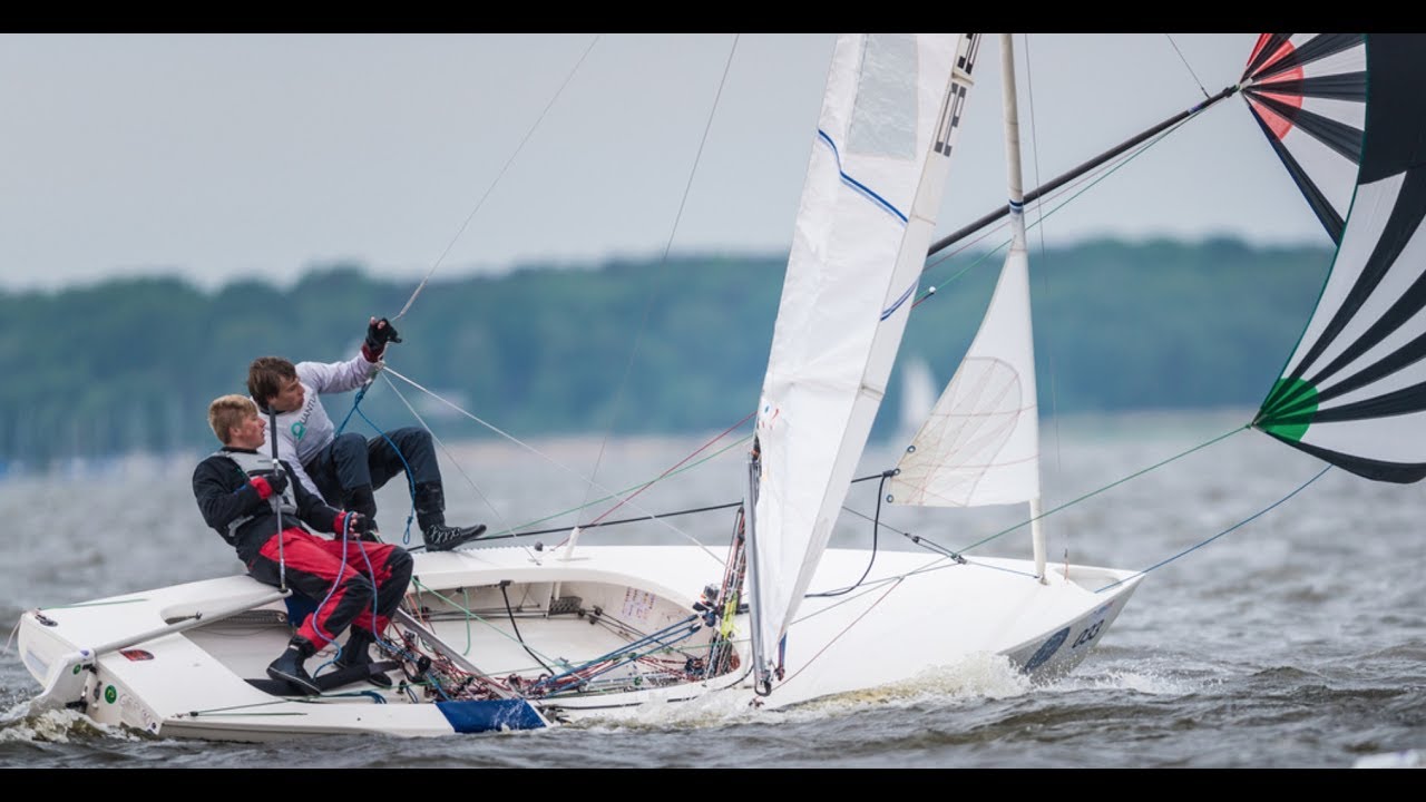 Flying Dutchman sailing, GER 90