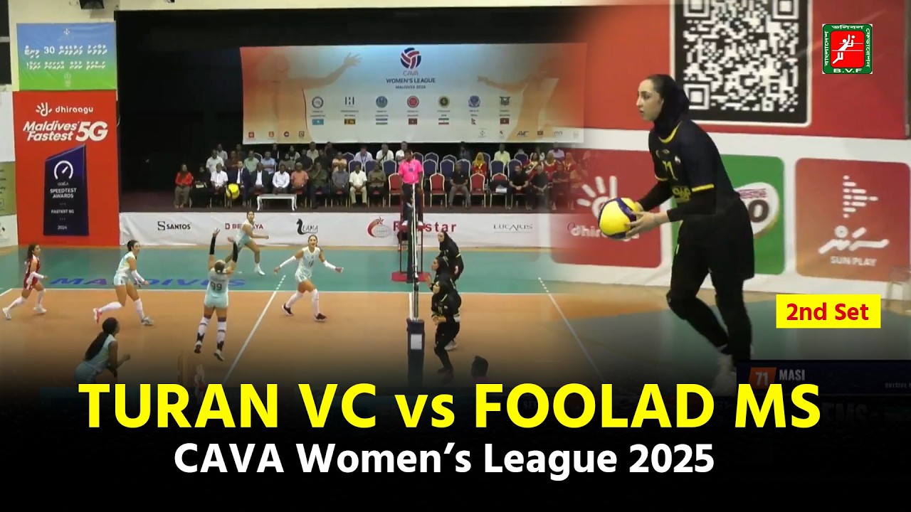 HUMO VC (UZB) vs FOOLAD MS (IRI) | 2nd Set | Gold Medal Match |BVF | CAVA Women’s League 2025
