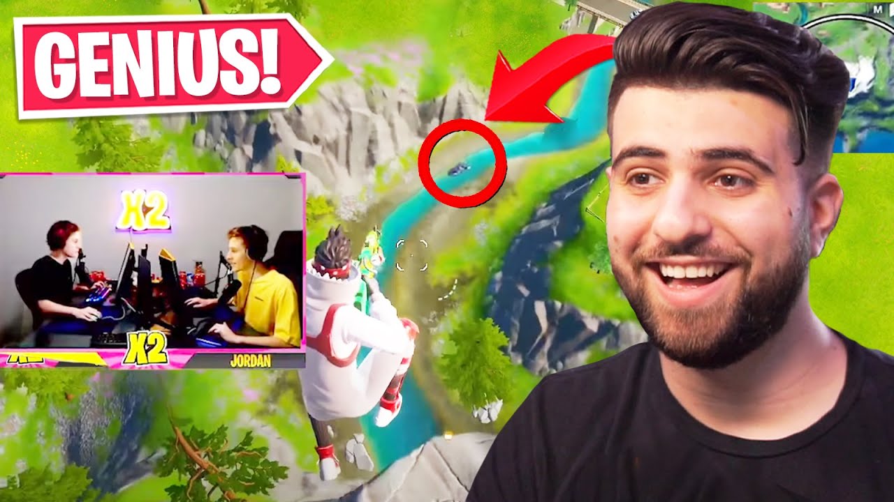 Reacting to GENIUS Fortnite Plays...