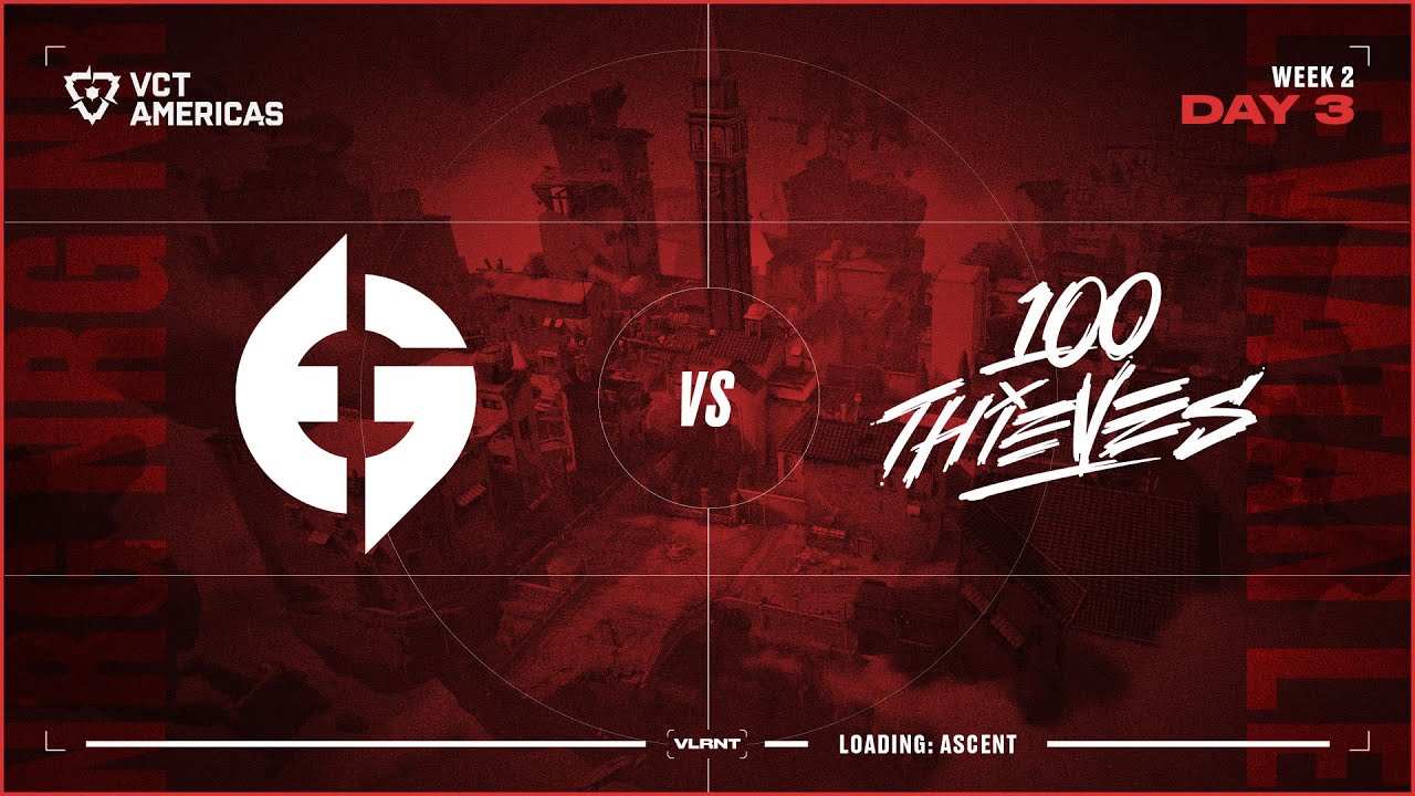 EG vs 100 - VCT Americas Stage 1 - W2D3 - Map 2