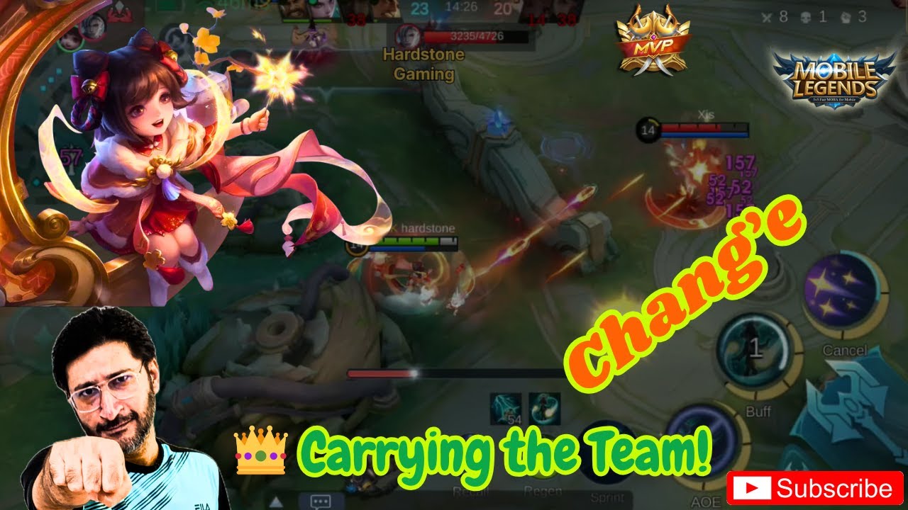 Chang’e: From Mid Lane to MVP! Win Like a Pro | MLBB | Mobile Legends Bang Bang #hardstonegaming