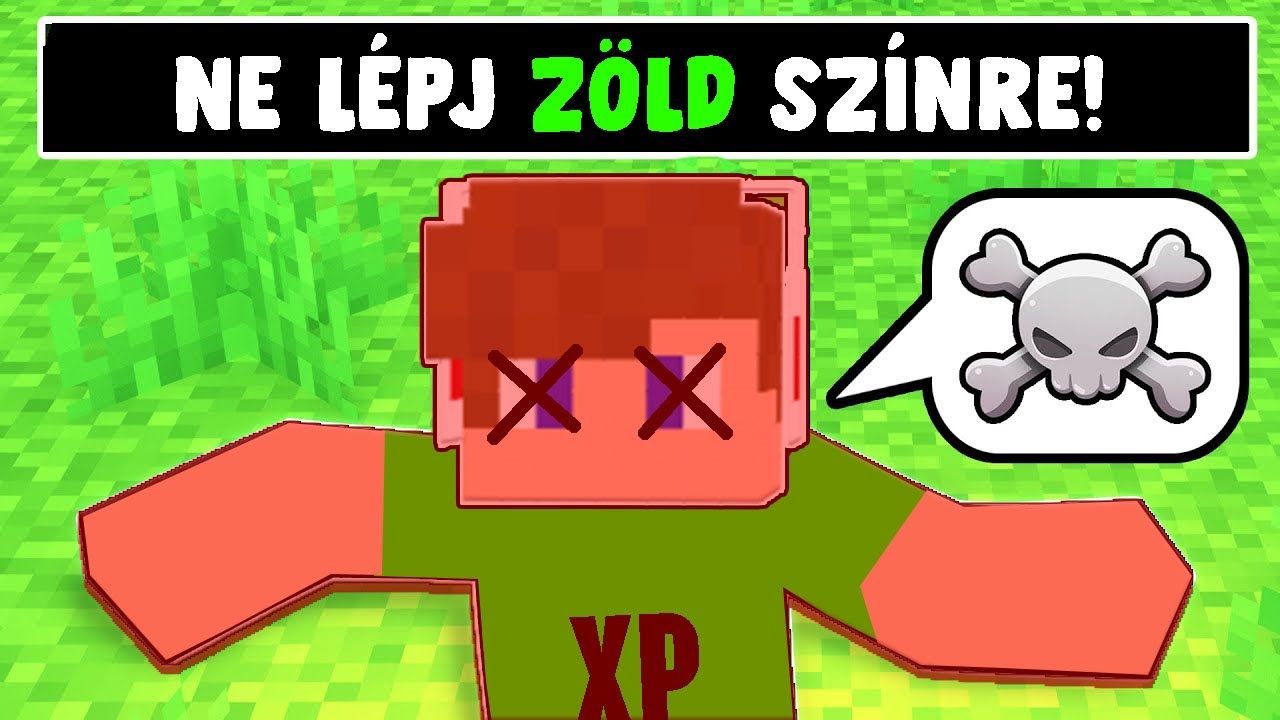 MINECRAFT DE, NEM LÉPHETEK A SZÍNEKRE! 😱