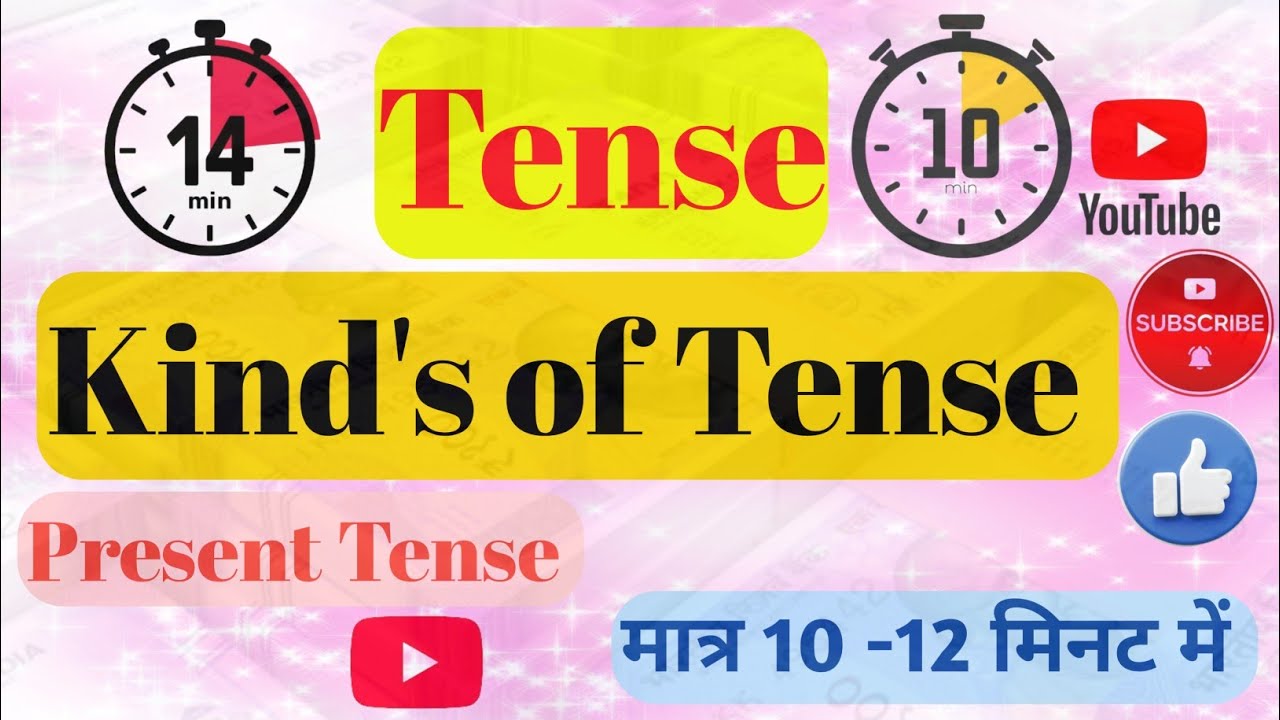 Present Tense Complete Explanation | All 4 Types in Hindi Present Tense Definition, Rules.