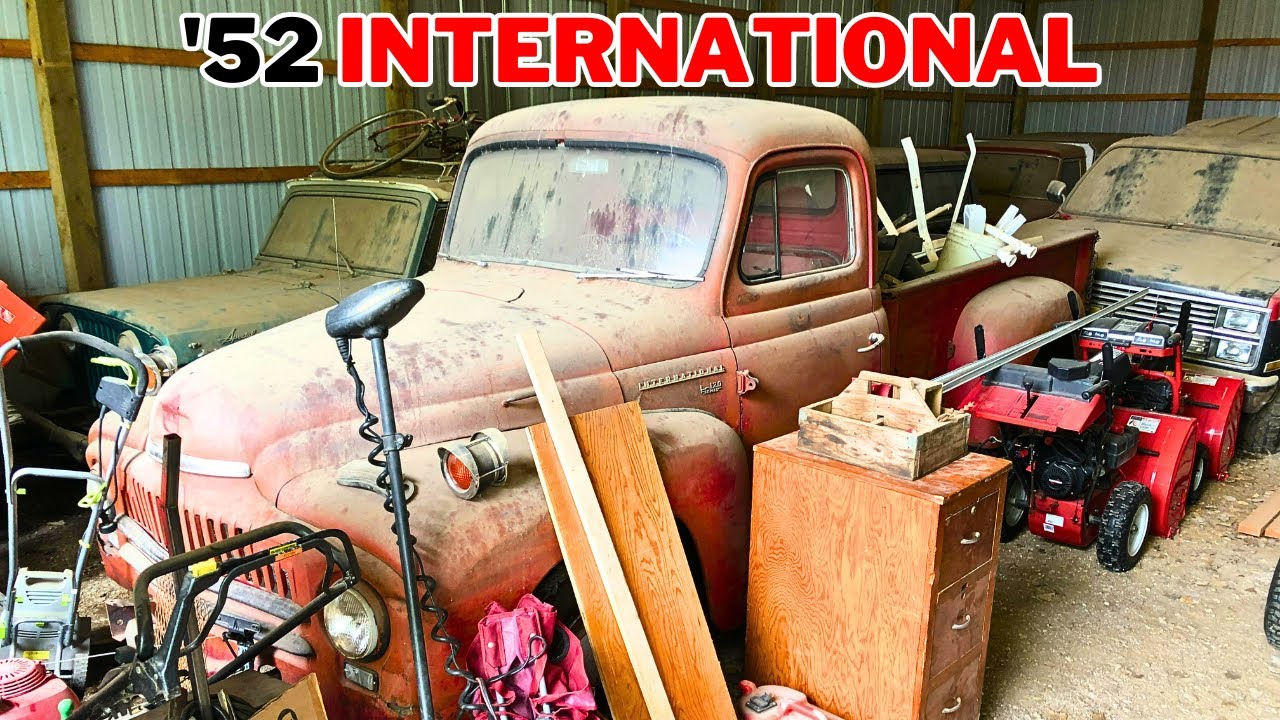 HARD TO FIND 1952 International Harvester Pickup Truck! Will It Run After Sitting Years?