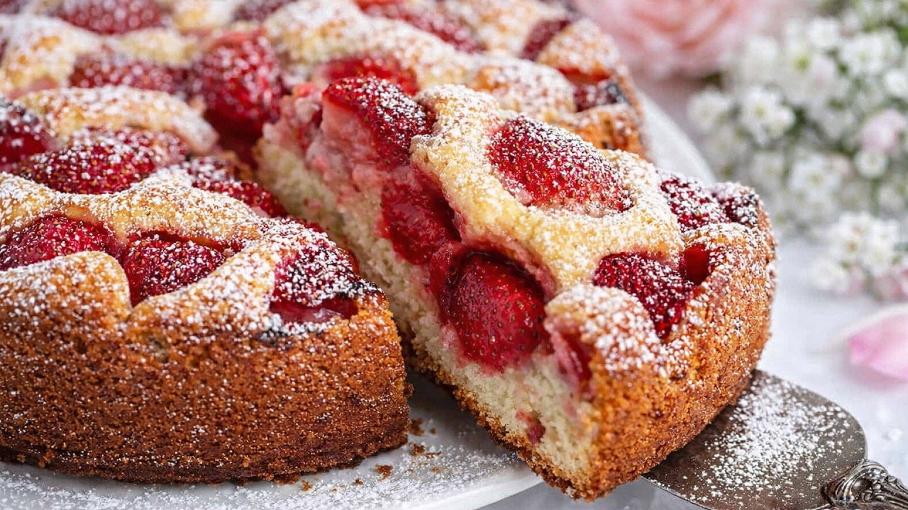 Cake in 5 minutes! Everyone is looking for this recipe!  Strawberry cake