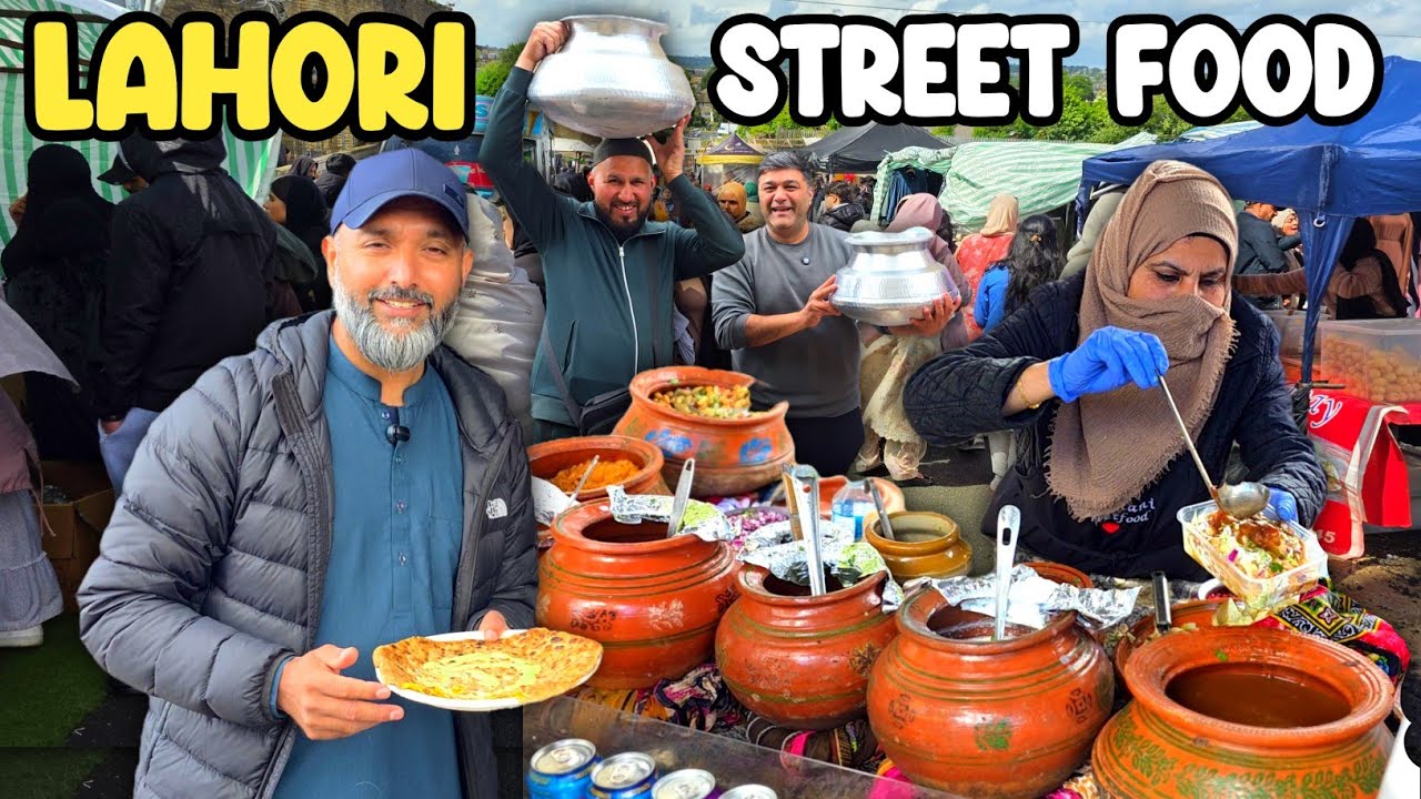 Eid Shopping And Enjoying Lahori STREET FOOD In Uk 🇬🇧