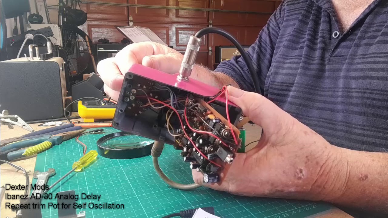 Ibanez AD-80 Analog Delay Repeat Trim Pot Setting