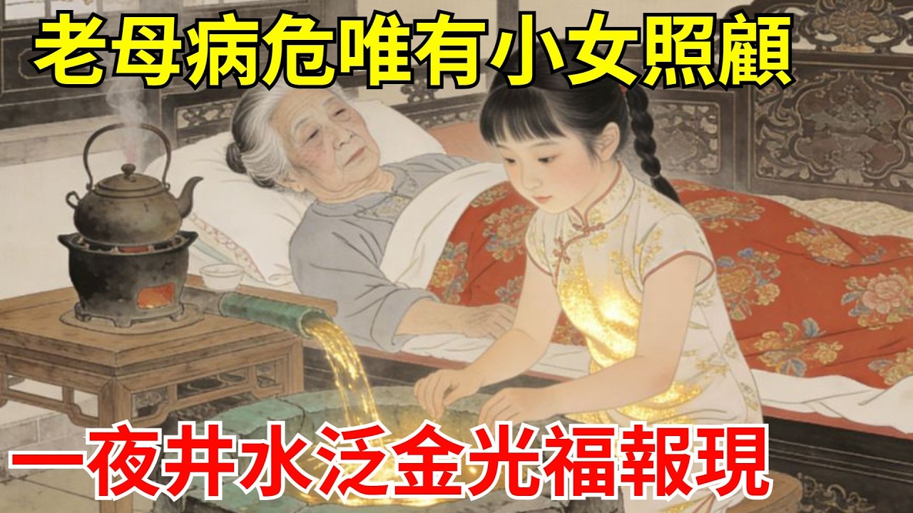 老母病危，言明誰養老送終，便得院中枯井。三子嫌井無用，小女獨留煎藥三年。一夜井水泛金光，挖出先祖埋的百壇陳醋。醋坊開遍江南，兄長跪求入股被拒！  #故事頻道#聽書#民間故事#說書#善有善報#爽文