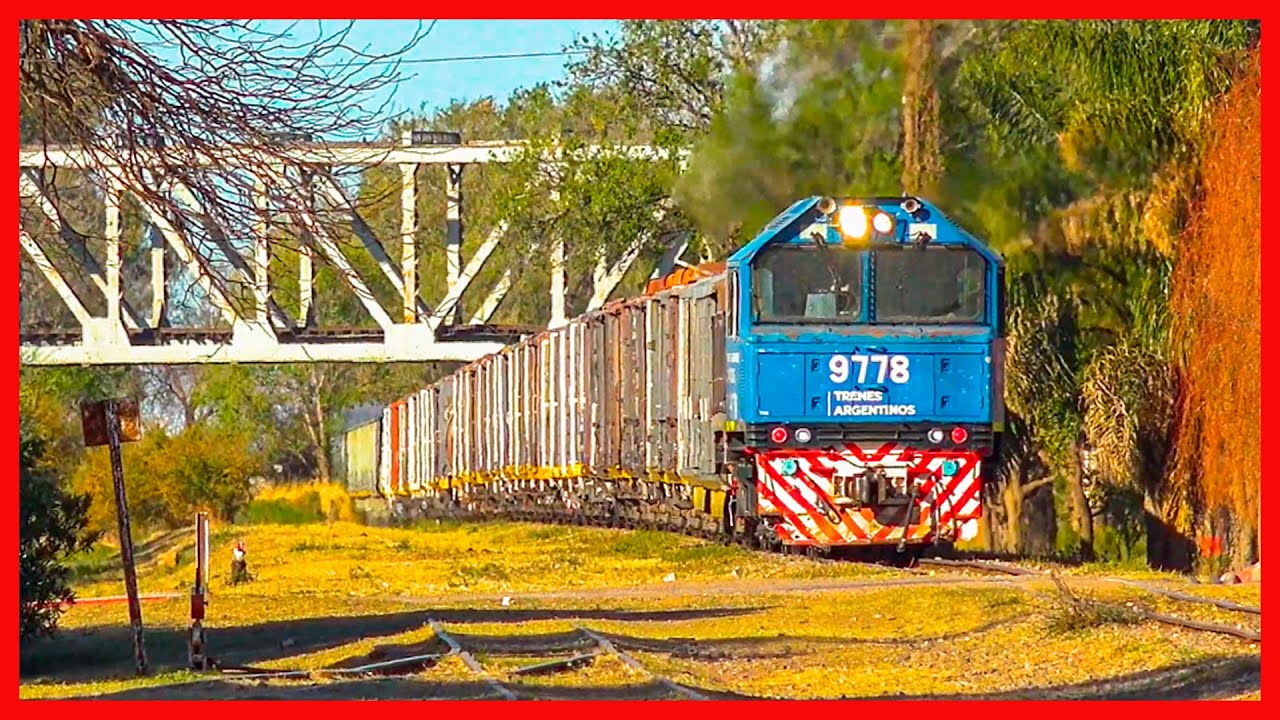 TRENAZO del BELGRANO CARGAS trepando  RAMPA a PUNTO 8!!