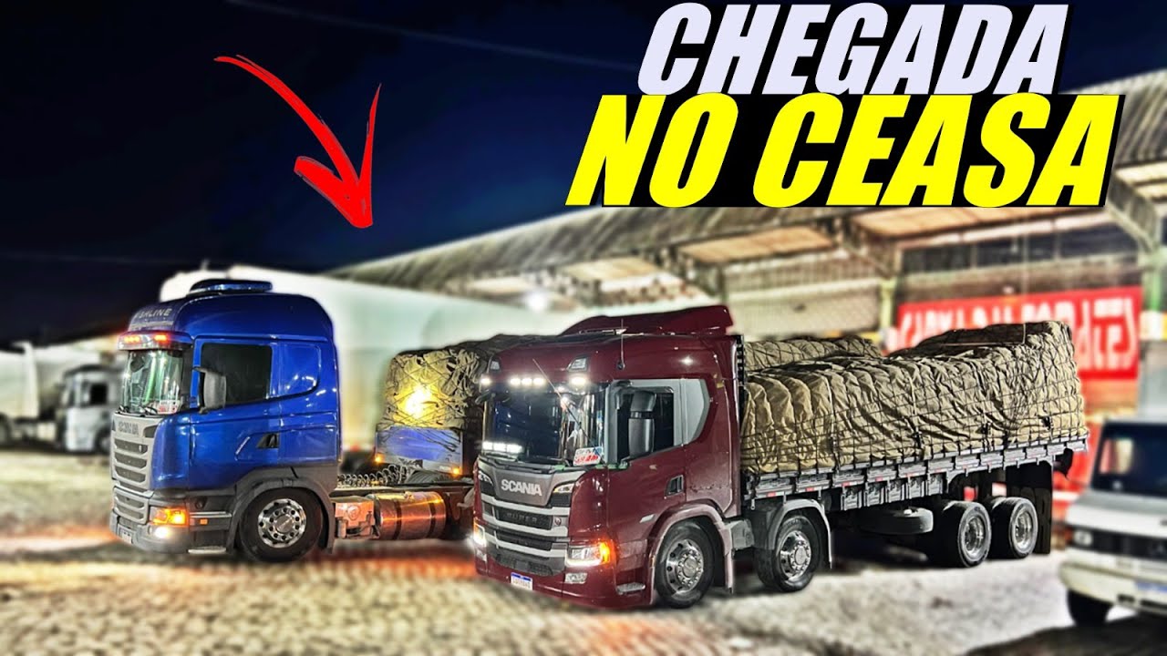 CHEGADA NO CEASA CARREGADO DE BATATA... FEIRA CONCLUIDA!!!