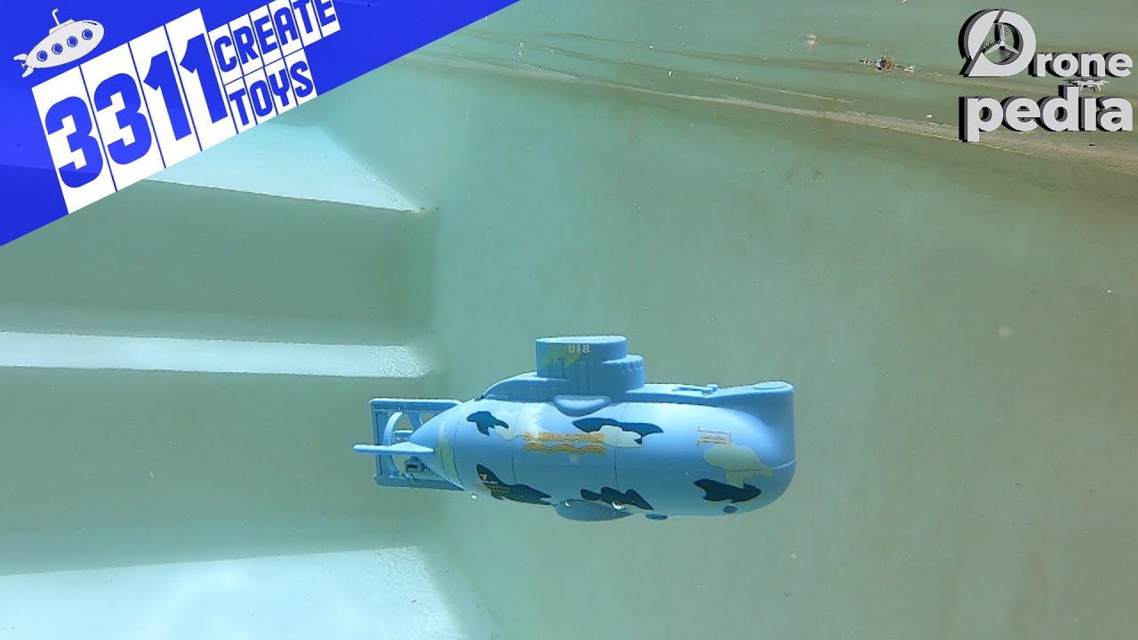 Submarino de RC de 6 canales, funciona tal cual uno real! ¡Super! |DRONEPEDIA