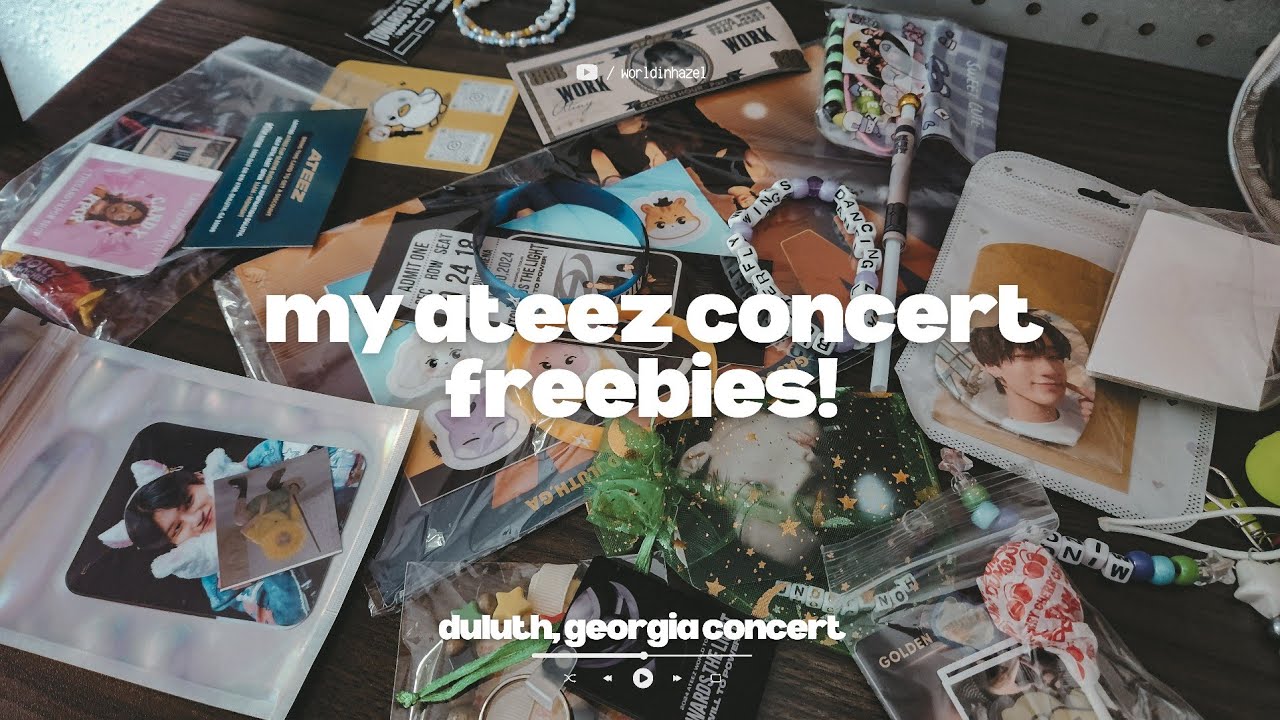 esp / ATINY EPILOGUE | MY ATEEZ FREEBIES FROM THE GEORGIA CONCERT!